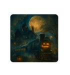ハロウィンの世界の蒸気機関車（個別スタンプ：16）