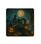 ハロウィンの世界の蒸気機関車（個別スタンプ：20）