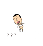 吹き出しの上からひげぽちゃ父さん8（個別スタンプ：27）