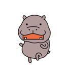 かわいい カバさん（個別スタンプ：1）