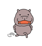 かわいい カバさん（個別スタンプ：9）