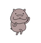 かわいい カバさん（個別スタンプ：19）