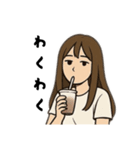 現実逃避、鬱、干物、大人女子、引きこもり（個別スタンプ：4）