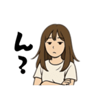 現実逃避、鬱、干物、大人女子、引きこもり（個別スタンプ：6）