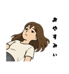 現実逃避、鬱、干物、大人女子、引きこもり（個別スタンプ：12）