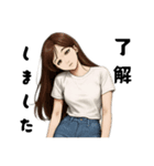 現実逃避、鬱、干物、大人女子、引きこもり（個別スタンプ：18）