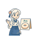 ほのぼの「ベーグル屋さん応援スタンプ」（個別スタンプ：36）