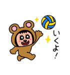 ポポベア、色んなスポーツに参加！（個別スタンプ：18）