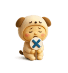 きぐるみ団♡毎日使える！挨拶とお返事（個別スタンプ：18）