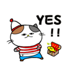 旅するデブ猫を探せ！【陰キャ＆陽キャ】（個別スタンプ：22）