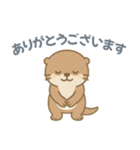 ゆるかわカワウソ敬語スタンプ（個別スタンプ：9）