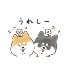 ゆるいろわんわん（柴犬）（個別スタンプ：1）