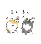 ゆるいろわんわん（柴犬）（個別スタンプ：4）