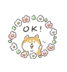 ゆるいろわんわん（柴犬）（個別スタンプ：5）