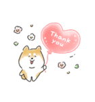 ゆるいろわんわん（柴犬）（個別スタンプ：8）