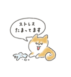 ゆるいろわんわん（柴犬）（個別スタンプ：15）