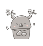 サイの日常色々（個別スタンプ：14）