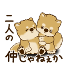 柴犬さん 2025 「リアクション2」（個別スタンプ：6）