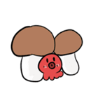 タコと秋のスタンプ（個別スタンプ：14）