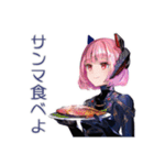 ロボ娘の秋★ごあいさつ（個別スタンプ：39）