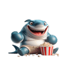 サメボクサーの爆笑日常,（個別スタンプ：2）