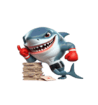 サメボクサーの爆笑日常,（個別スタンプ：15）