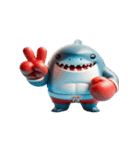 サメボクサーの爆笑日常,（個別スタンプ：20）