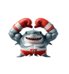サメボクサーの爆笑日常,（個別スタンプ：22）