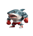 サメボクサーの爆笑日常,（個別スタンプ：24）