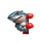 サメボクサーの爆笑日常,（個別スタンプ：28）