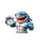 サメボクサーの爆笑日常,（個別スタンプ：30）