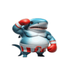 サメボクサーの爆笑日常,（個別スタンプ：31）