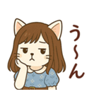 ネコな女の子の日常（個別スタンプ：25）