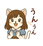 ネコな女の子の日常（個別スタンプ：30）