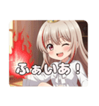 拳で戦うみなみちゃんスタンプ（個別スタンプ：24）