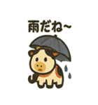 張り子牛の日常スタンプ（個別スタンプ：10）