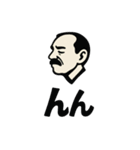 おじさんシルエットスタンプ（個別スタンプ：22）