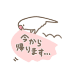 文鳥さんたちの日常会話（個別スタンプ：17）