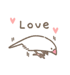文鳥さんたちの日常会話（個別スタンプ：30）