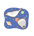 文鳥さんたちの日常会話（個別スタンプ：35）