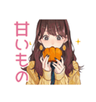 ガーリー女子の秋♡普段使い（個別スタンプ：13）