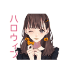 ガーリー女子の秋♡普段使い（個別スタンプ：26）
