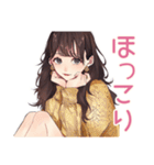 ガーリー女子の秋♡普段使い（個別スタンプ：29）