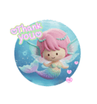 【Mermaid's Mumu】Line stickers（個別スタンプ：3）