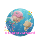 【Mermaid's Mumu】Line stickers（個別スタンプ：4）