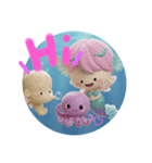 【Mermaid's Mumu】Line stickers（個別スタンプ：12）