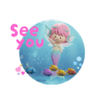 【Mermaid's Mumu】Line stickers（個別スタンプ：16）