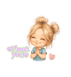 いろんなかわいい女の子たち♡（個別スタンプ：3）