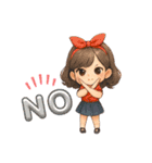 いろんなかわいい女の子たち♡（個別スタンプ：10）