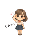 いろんなかわいい女の子たち♡（個別スタンプ：14）